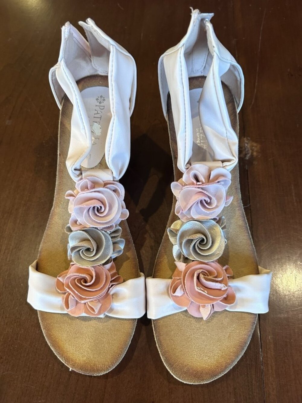 PATRIZIA Women's Harlequin Peach Multi Sandals Peach EU 41